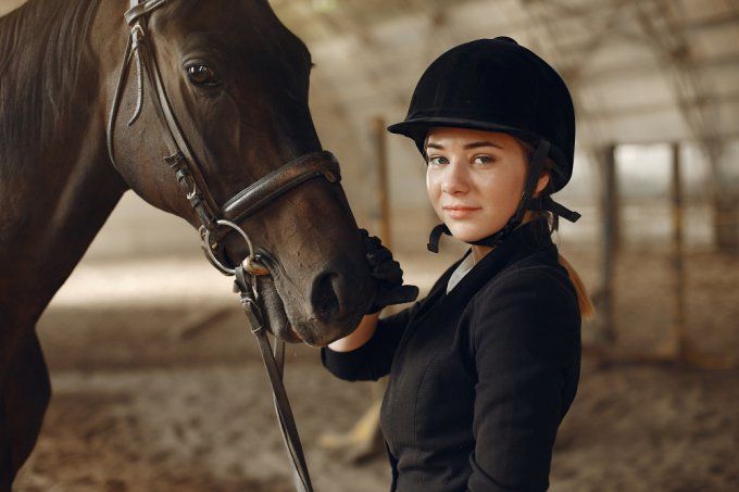 Casque d'équitation